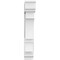 Ekena Millwork Standard Balboa Architectural Grade PVC Bracket With Traditional Ends, 3"W x 14"D x 18"H BKTP03X14X18BOA01 - alternate 3